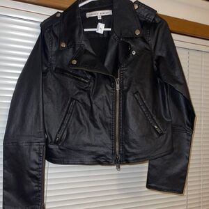 Rebecca Minkoff Black Leather Moto Jacket
